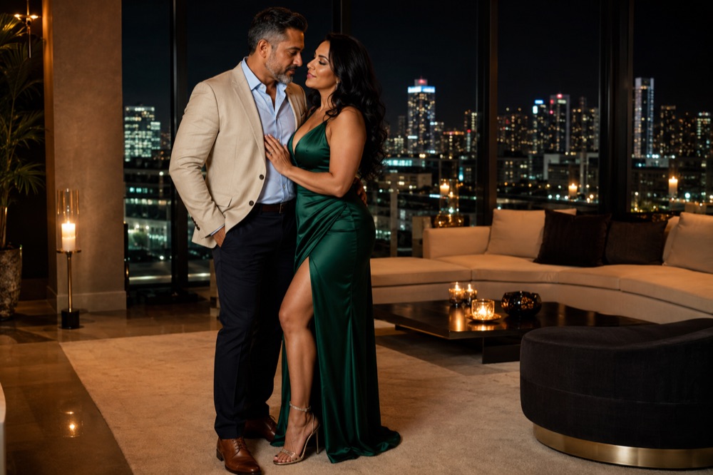 Couple considering a private lifestyle experience